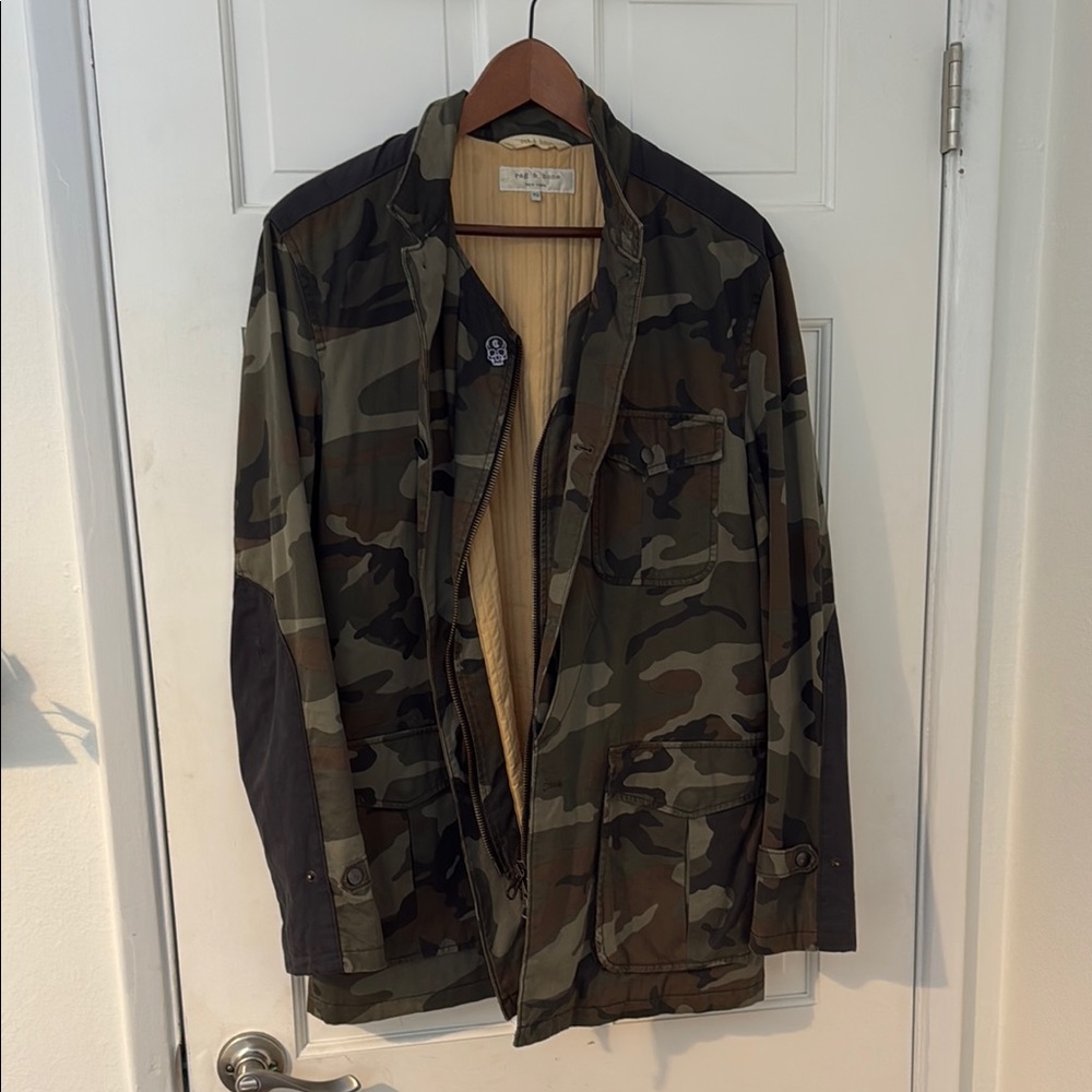 Rag & Bone camo lined men’s jacket